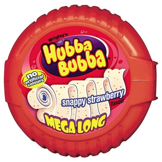 Hubba Bubba Snappy Strawberry Bubble Tape Pacific Distribution Wholesale